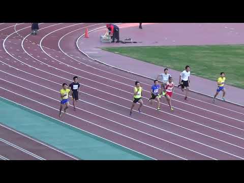 2019 第1回県記録会 高校・一般男子100mタイムレース4組