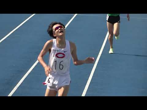 日体大記録会 10000m1組 浦田組トップ・植村・川田(中大)　2022.4.23