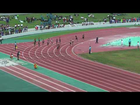 H29　千葉県中学総体　男子4x100mR　予選7組