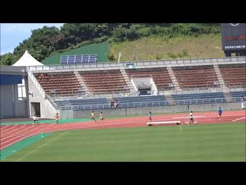 女子200m予選1組、1着：山内果歩（済美高）26秒20　～第2回愛媛陸上競技協会強化記録会～