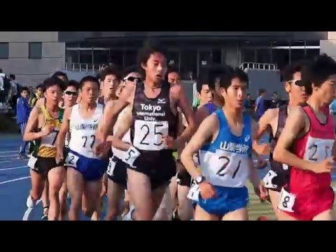 日体大記録会　男子5000m　第12組　2016年5月15日