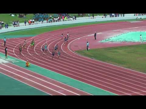 H29　千葉県中学総体　男子4x100mR　予選8組