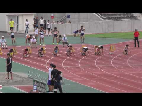 20160702群馬県選手権男子100m予選1組