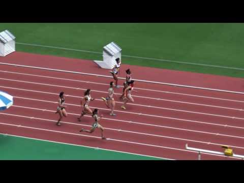 2017年 愛知県陸上選手権 女子100m予選7組