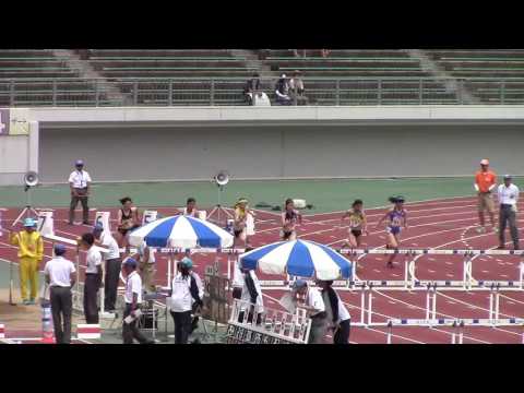 2016 東海高校総体陸上 女子100mH予選4