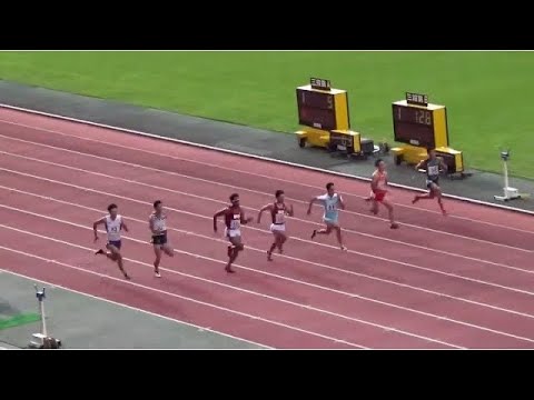 GP男子100m決勝 田島記念陸上2019