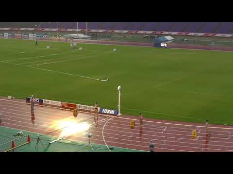 女子4×100mR 予選1組　U18日本選手権 R01