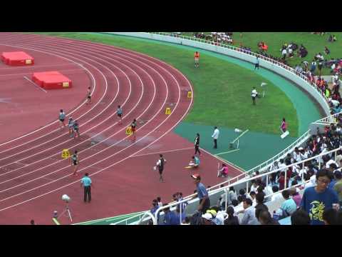 H29　千葉県中学総体　男子4x100mR　予選6組