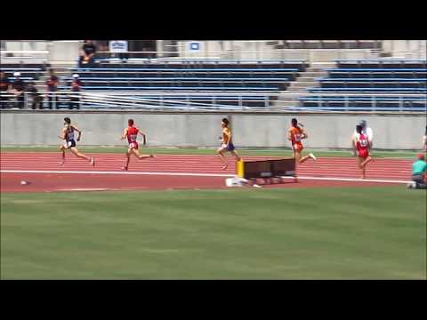 800m男子 ’決勝’ 、一ノ宮健郎（松山北）1分54秒43　～愛媛県高校総体2017・陸上競技～