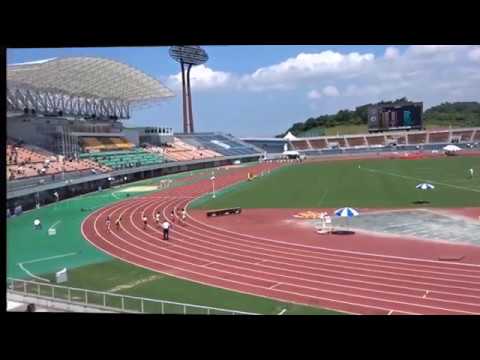 女子100m予選3～5組　～第2回愛媛陸上競技協会強化記録会～