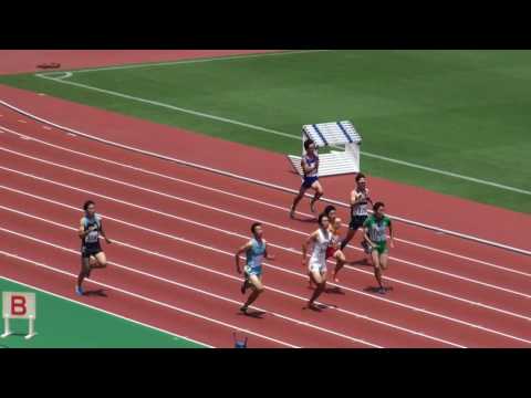 2017年 愛知県陸上選手権 男子200m予選4組