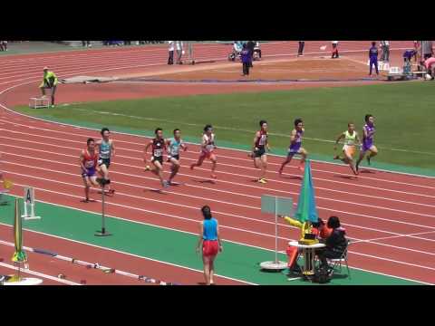 2018京都高校陸上　市内ブロック予選　男子100m1～4組