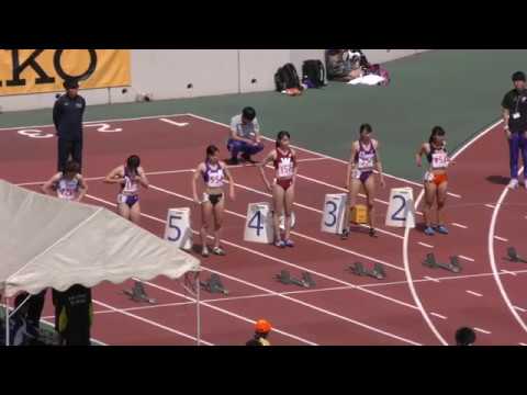 H31　六大学　女子100mH