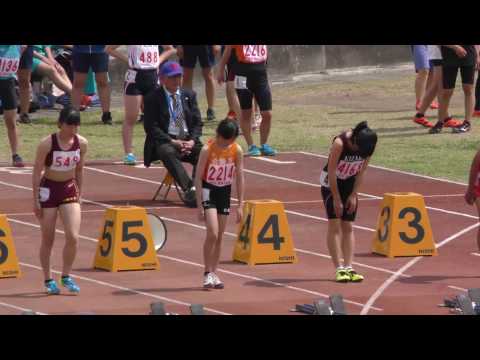 20170416春季記録会(桐生会場）女子100m10組