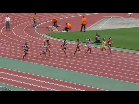 H30　ジュニアオリンピック　C女子100m　予選7組