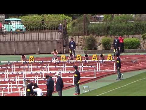 第 95 回関西学生陸上競技対校選手権大会　女子100ｍH予選５組