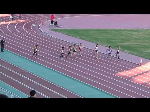 2019 第1回県記録会 中学男子100mタイムレース11組