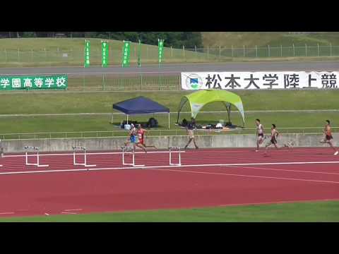 H29長野県選手権　男子400mH決勝（創造学園・熊谷52&quot;75）