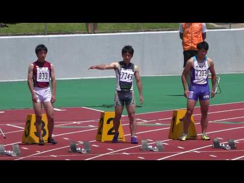 2017 秋田県陸上競技選手権 男子 100m 予選2組