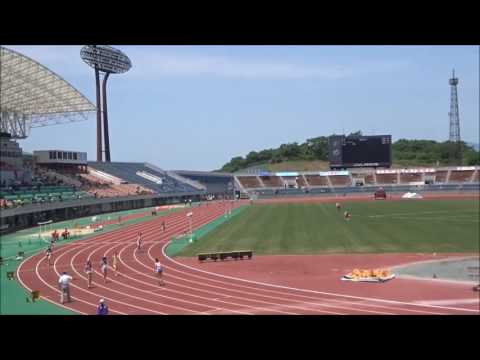 4×100mリレー女子予選（3組2着＋2）～愛媛県高校総体2017・陸上競技～
