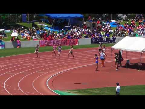 2018近畿IH陸上　女子200m準決勝1～3組