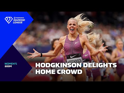 Keely Hodgkinson breaks BRITISH RECORD in London 800m - Wanda Diamond League 2024