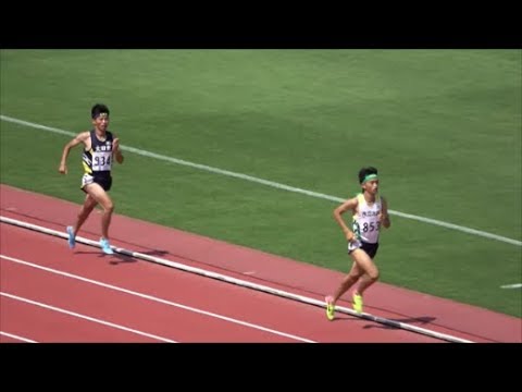 国体陸上群馬県予選2018 少年共通男子800m決勝