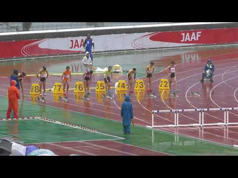 H29　ジュニアオリンピック　B女子100mH　決勝