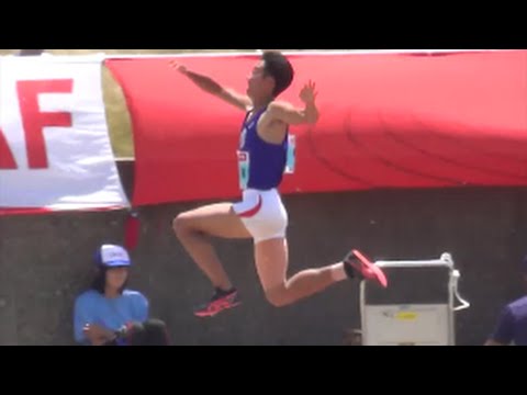 日本陸上混成競技2016 ジュニア男子十種走幅跳