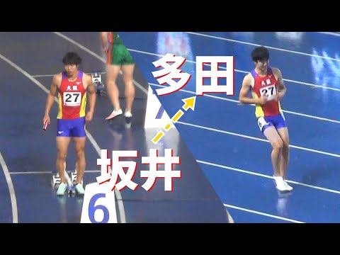 大阪また最強のオーダー！準決勝 男子リレー 4x100m 栃木国体陸上2022