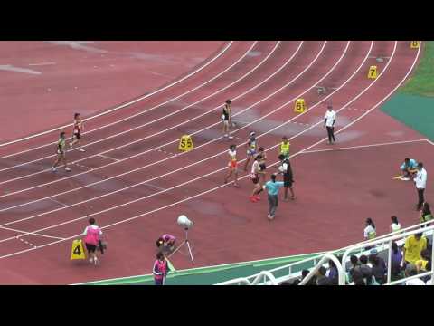 H29　千葉県中学総体　女子4x100mR　予選4組