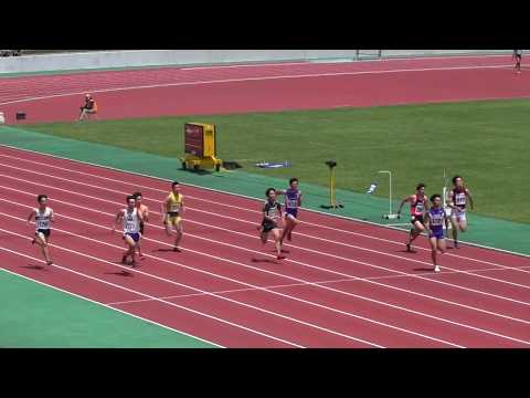 2017 秋田県陸上競技選手権 男子 100m 予選3組