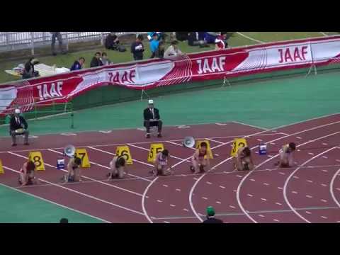 20181028北九州陸上カーニバル 一般女子100mA決勝