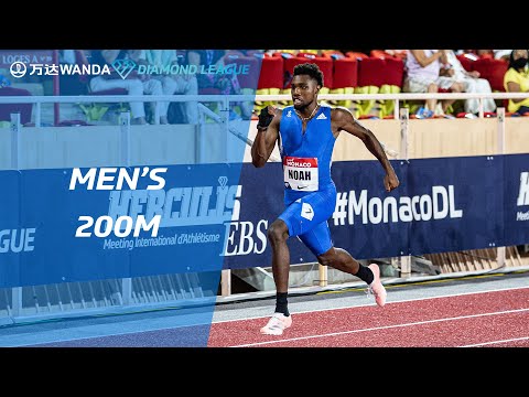 Noah Lyles dominates the men&#039;s 200m (Monaco 2020) - Wanda Diamond League