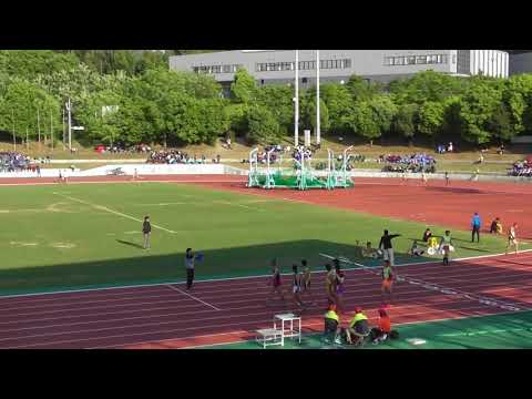 2018京都高校陸上　市内ブロック予選　男子4×400mリレー1組（西京高校）