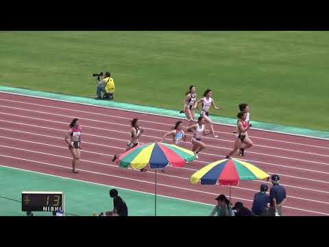 女子100m予選2組 高橋明日香 12.11(-0.7) 東日本実業団2019