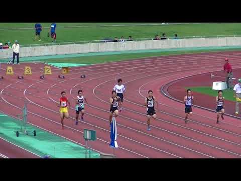 20170918_県高校新人大会_男子100m_予選8組