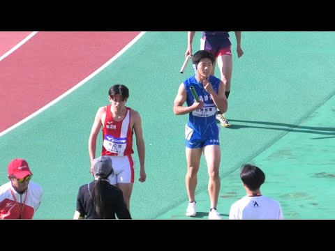 タイム決勝 中国五県 高校男子4×100mR 織田記念陸上2025