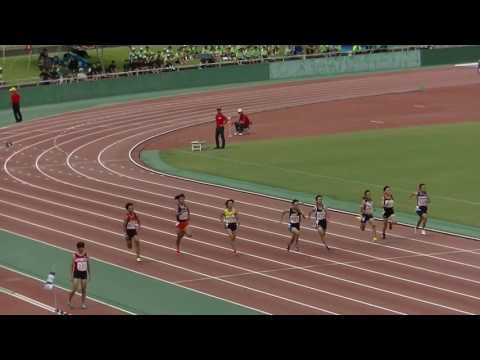 201600806_九州中学陸上(鹿児島)_1年女子100m_決勝