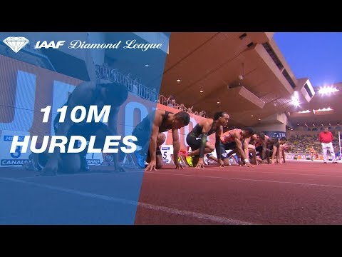 Sergey Shubenkov 13.07 Wins Men&#039;s 110m Hurdles - IAAF Diamond League Monaco 2018