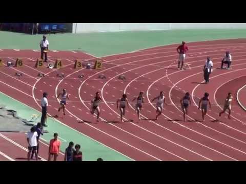 2015 関東選手権陸上 女子100m 予選3組