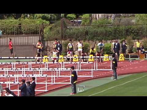 第 95 回関西学生陸上競技対校選手権大会　男子２部110ｍH予選１組