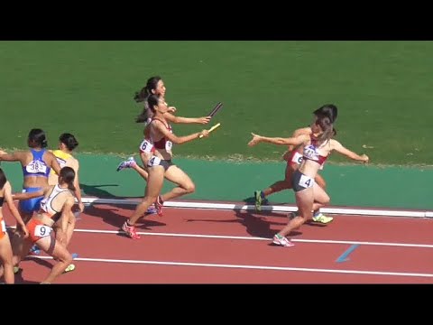 女子4×400ｍＲ決勝 全日本インカレ陸上2022