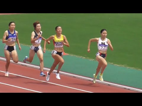 女子800m予選 全日本インカレ陸上2022