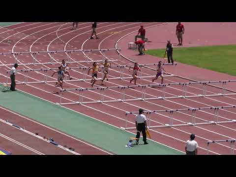女子100mH予選4組　北関東 R01