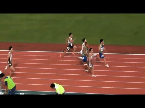 男子100m決勝 2組 富士北麓ワールドトライアル2019