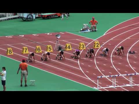 2017年 愛知県陸上選手権 女子100mH 予選7組