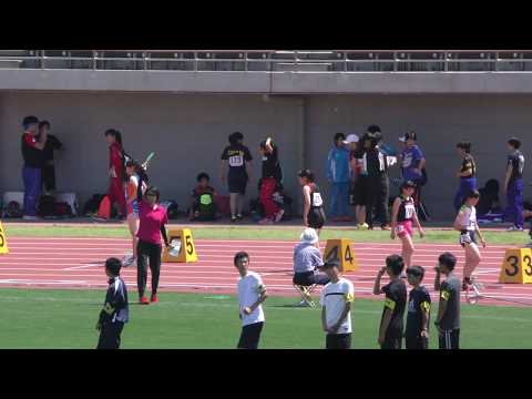 20170519群馬県高校総体陸上女子200m予選6組