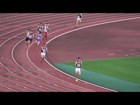 高男 共4x400mR 予1組_2017福岡県高校学年別選手権
