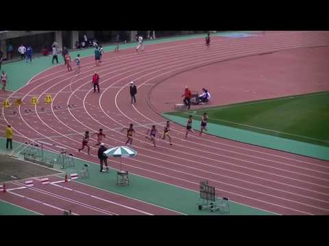 H29 3 18 春季熊本陸協記録会　男子100m4組
